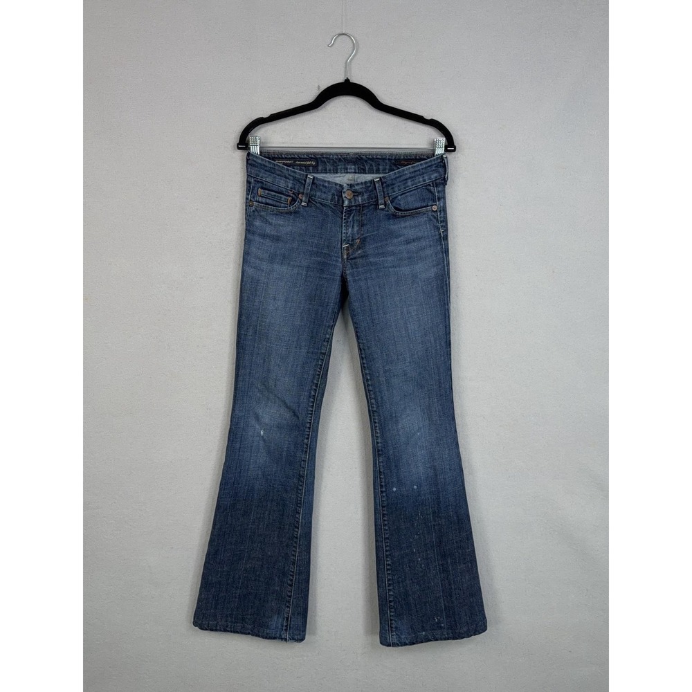 Citizens Of Humanity Jeans Womens 28 Blue Low Rise Bootcut Stretch Denim USA Y2K